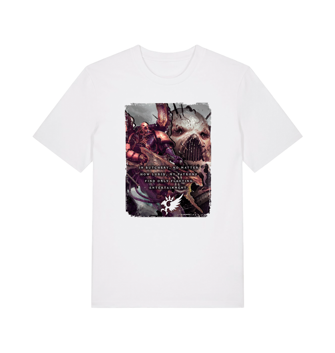 White Printed T-shirt Front